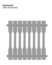 Hegnsprofil - Træværk 213 thumbnail image