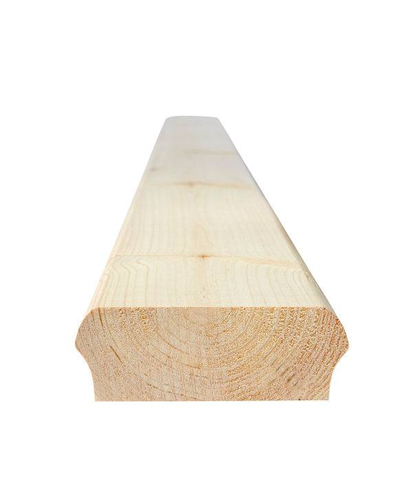 Wooden bottom bar for staircase banister - 115 x 40 mm image