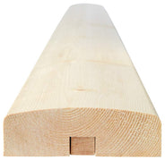 Håndliste buet til gelænder - 40 x 128 x 2350 mm thumbnail image