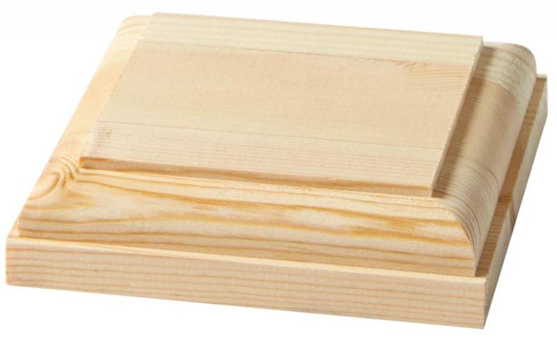 Newel post top square - 105 mm (4.1 in.) image