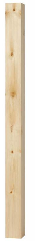 Wood post - Square pillar 85 x 85 x 1180 mm pine image
