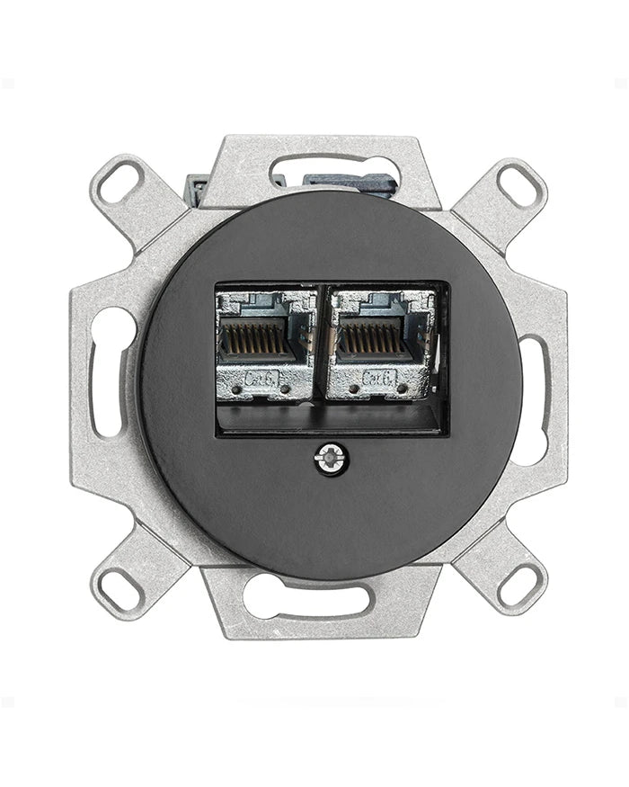 Datajack insats - svart Porslin image