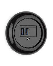 USB-uttag - Svart porslin thumbnail image