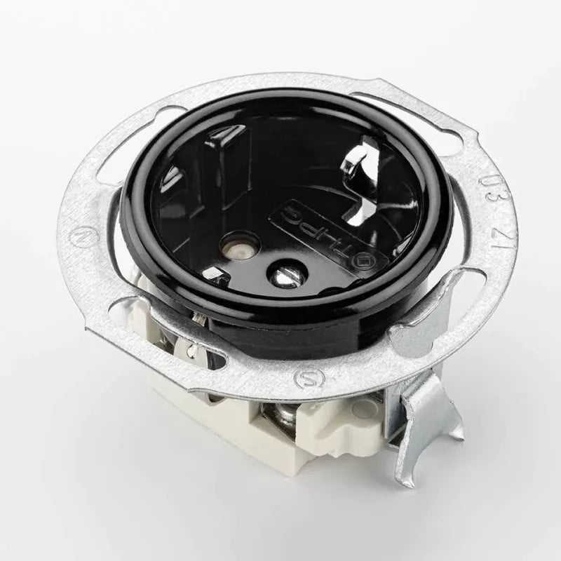 Double Outlet - Black Bakelite image