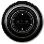 Eluttag svart porslin - ABB Decento thumbnail image