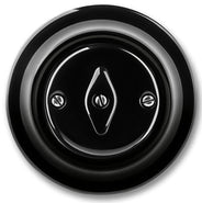 Strömbrytare svart porslin (vrid/trapp) - ABB Decento thumbnail image