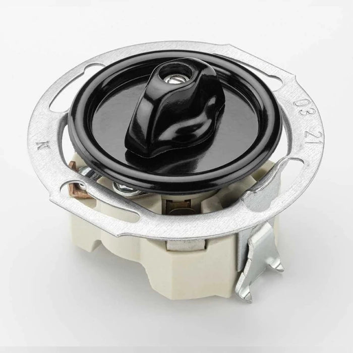 Strömbrytare kvadrat bakelit - Korsströmbrytare (vrid) image