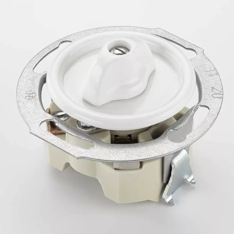 Square Duroplast light switch - Rotary Two-Way Light Switch image