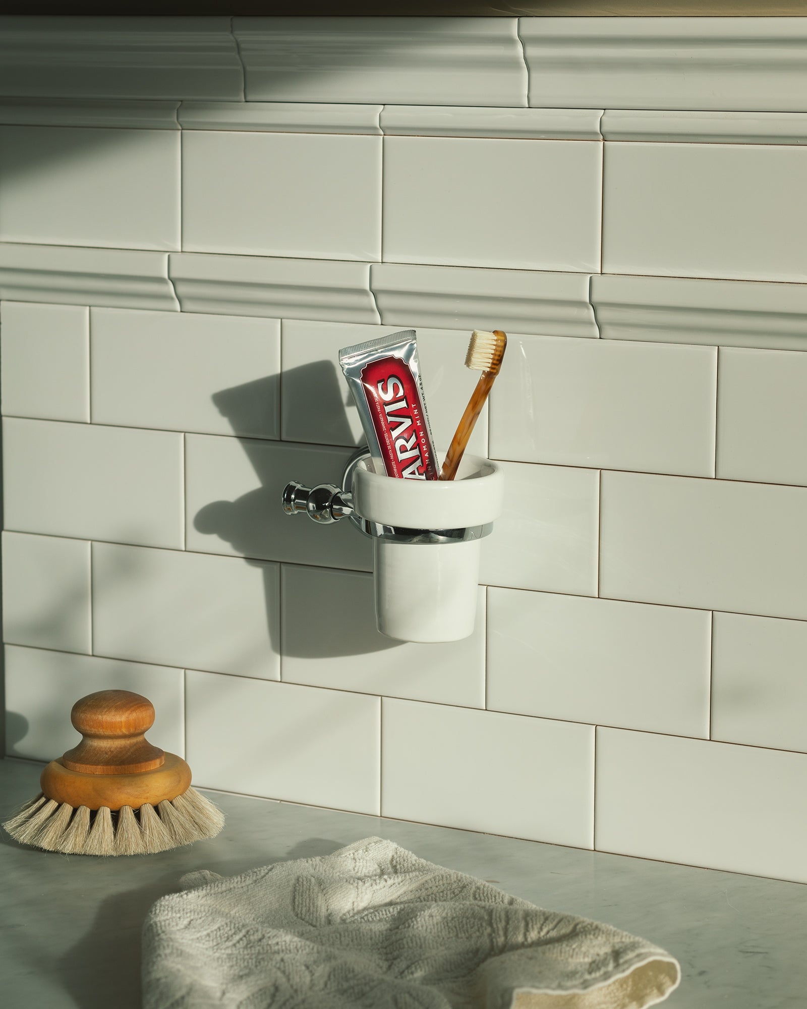 Toothbrush holder Brighton - Chrome image