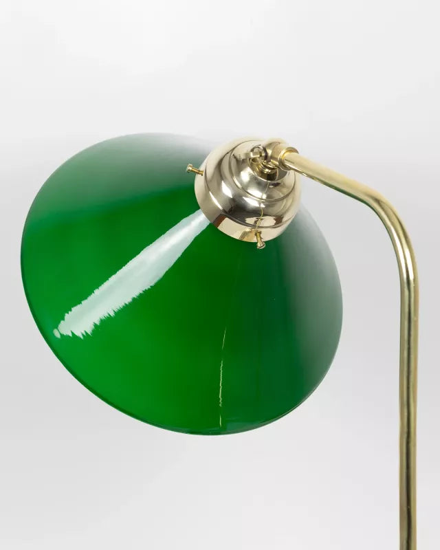Table Lamp 1903 - Brass with Green Shade image