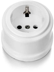 Outlet - White porcelain II surface mounted thumbnail image