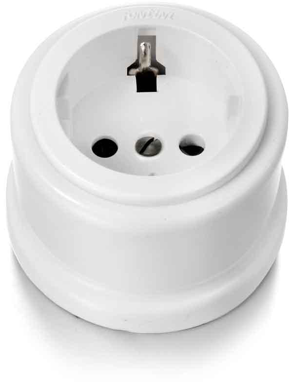 Outlet - White porcelain II surface mounted image