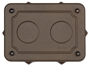 Metall-Abzweigdose, Aufputz – Antikbraun thumbnail image