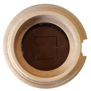 Träram till utanpåliggande strömbrytare 1 hål - Obehandlat trä thumbnail image