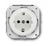 Stikkontaktinnsats - Hvit plast II