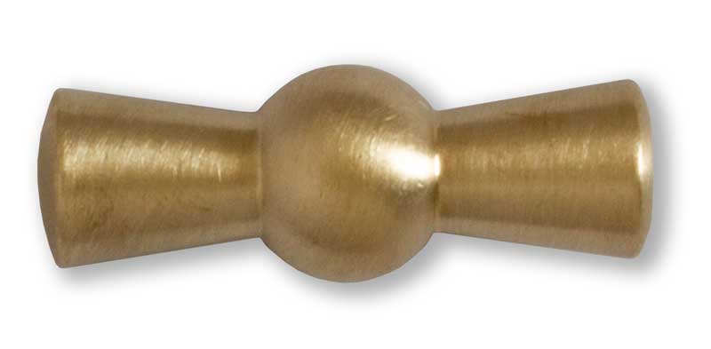Knob to power switch - Untreated brass, with screws image