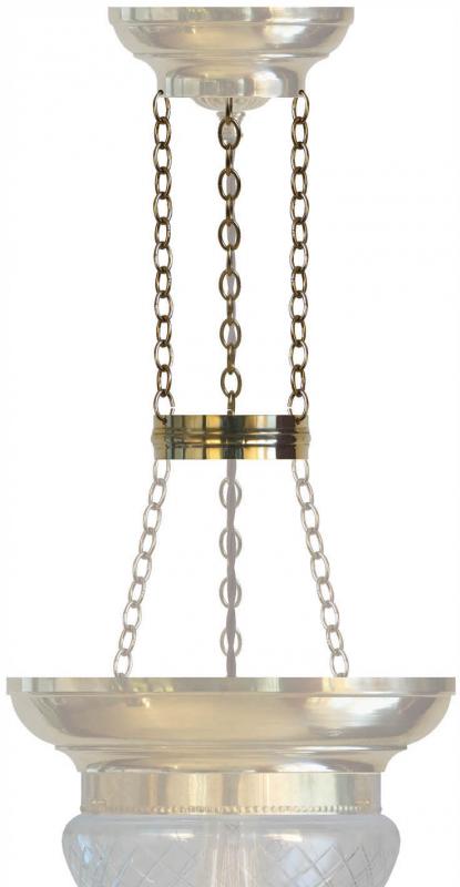 Bowl Pendant Extension - Brass image