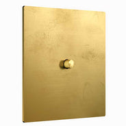 Strömbrytare More kvadrat mässing - återfjädrande tryckknapp thumbnail image