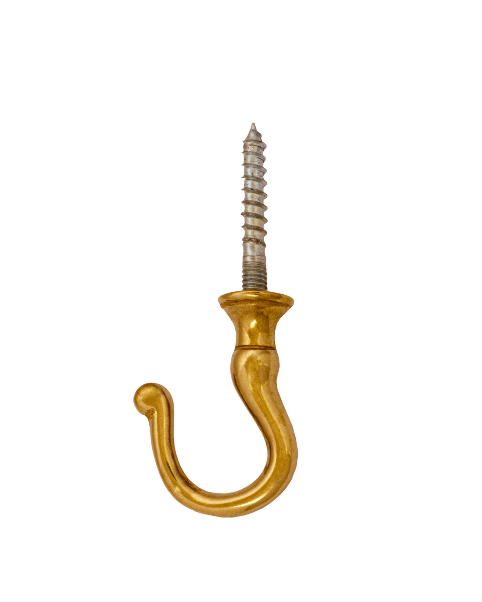 Small ceiling hook - brass image