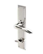 Dørvrider - Med WC-lås sandstøpt lanskilt nikkel thumbnail image