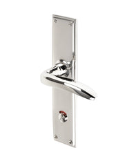 Dørvrider - Med WC-lås sandstøpt lanskilt nikkel thumbnail image