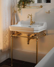 Burlington messingstativ til 61 cm rektangulær vask thumbnail image