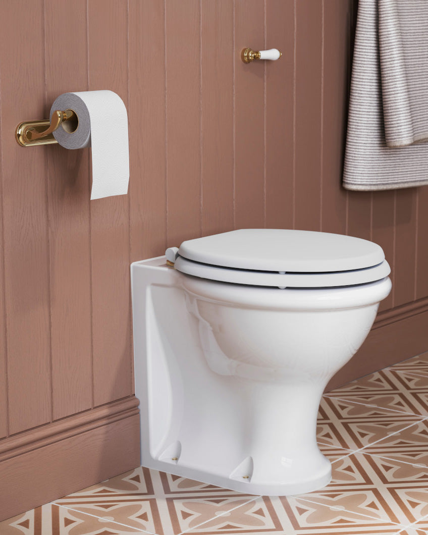 WC - Guild back-to-wall toilet with seat image