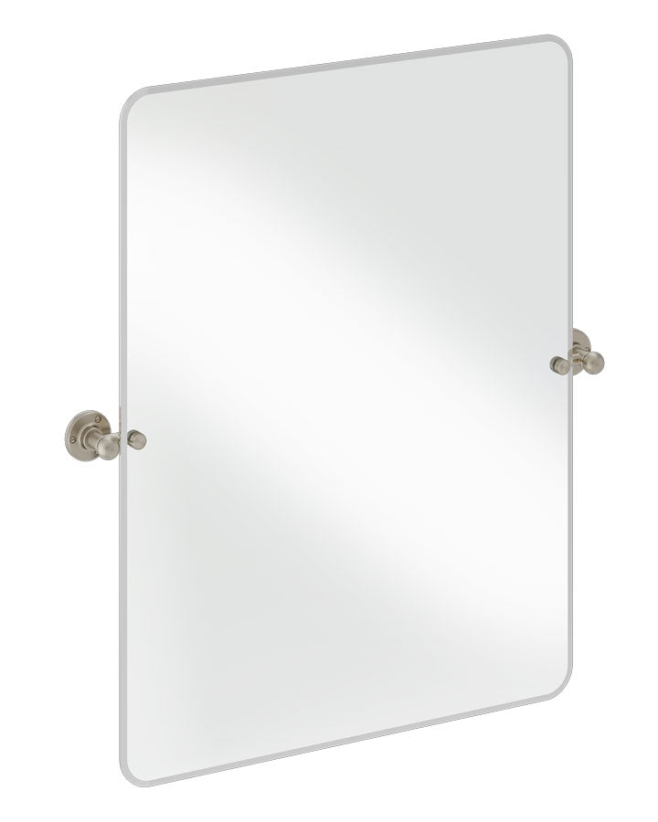 Mirror – Burlington Rectangular, Matte Nickel image