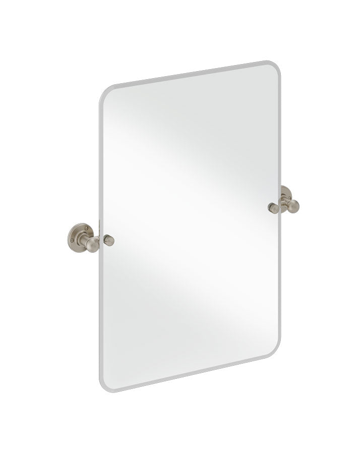 Mirror – Burlington Rectangular, Matte Nickel image