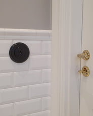 Ramme svart porselen - 1 hull Garby Colonial thumbnail image