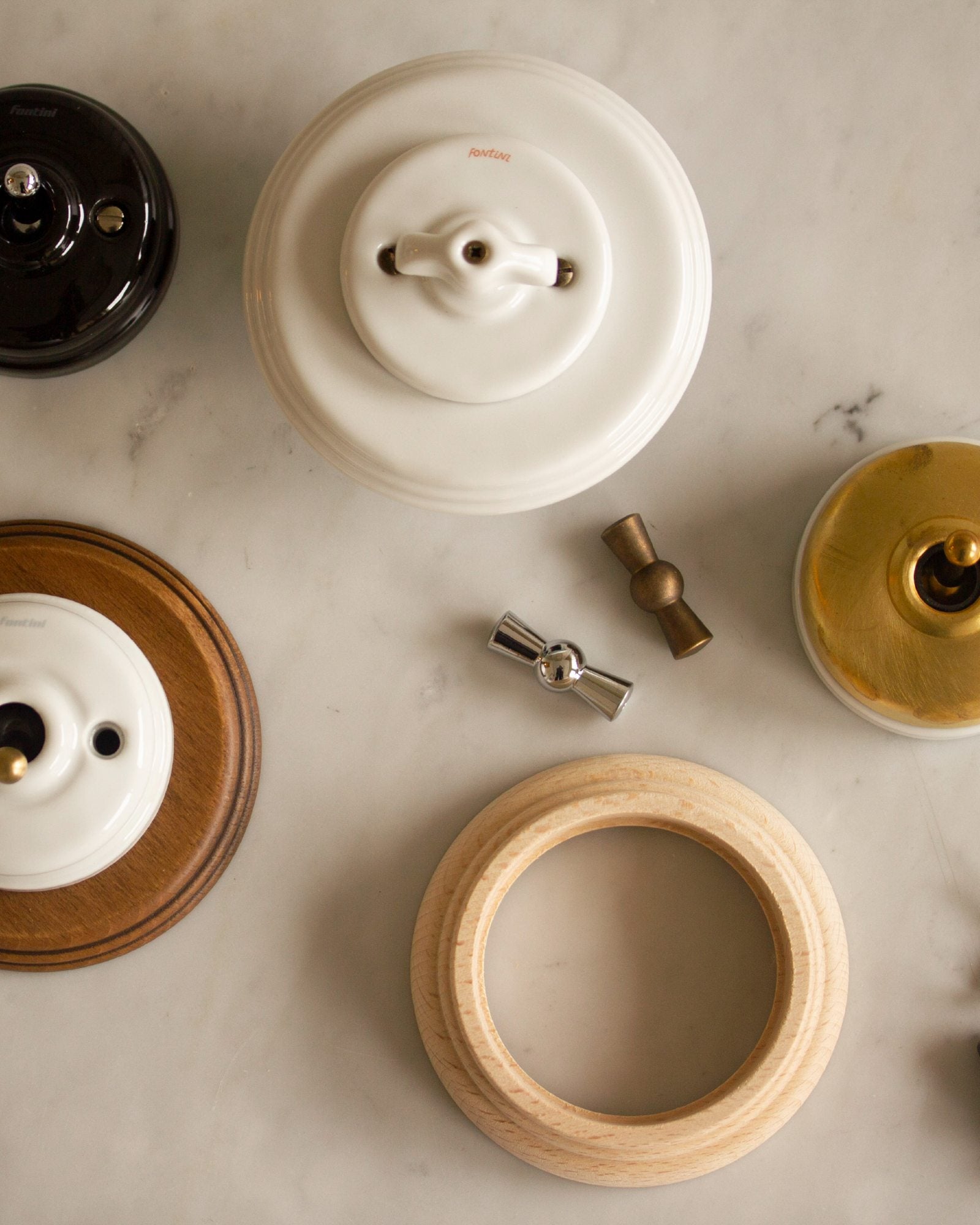 Vrider til kontakt - Bronze med bronzeskruer image