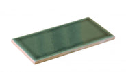 Flis Bristol - 7,5 x 15 cm akvagrønn, krakelert thumbnail image