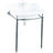 Burlington stativ i krom til Classic 65 cm