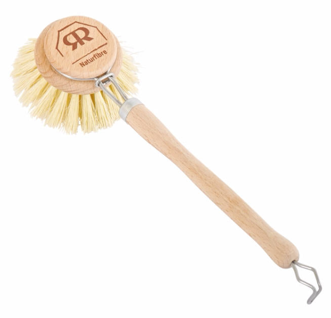 Dish brush - Beechwood with replacable brush image