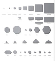 Flis - Victoria Gulvlist 10 x 10 cm Rød - Red ROU thumbnail image