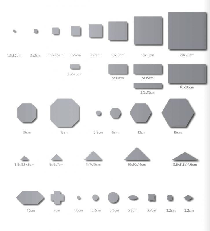 Flis - Victoria Gulvlist 10 x 10 cm Rød - Red ROU image