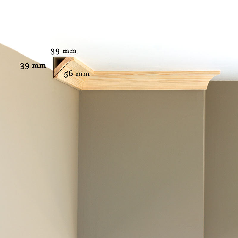 Fillet strip - Pine cornice, different sizes image