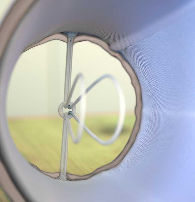 Textilskärm d130 (Klämf/Beige) image