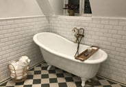 Kakel Victoria - Bröstlist 5 x 15 cm vit, blank thumbnail image