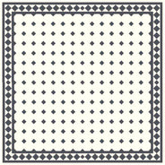 Oktagonklinker - 10x10 cm Vit/Svart - Winckelmans Granitklinker thumbnail image