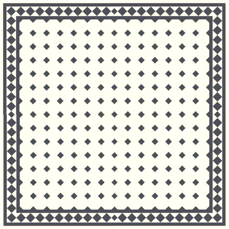 Oktagonklinker - 10x10 cm Vit/Svart - Winckelmans Granitklinker image