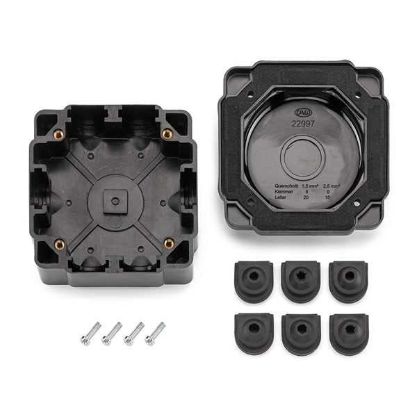 Connection box - Black bakelite IP44 image