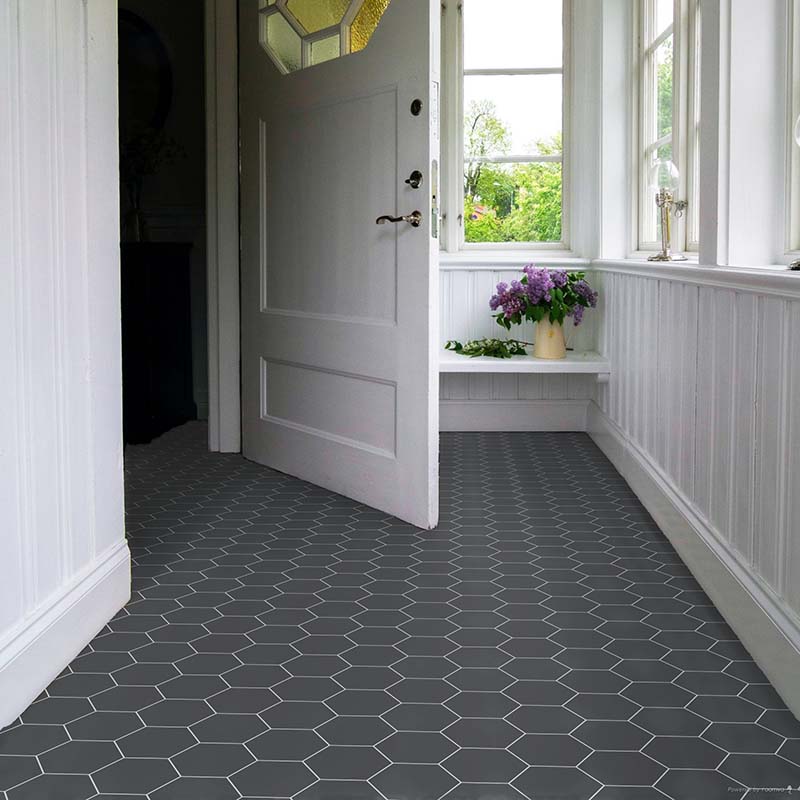 Klinker - Hexagon 15x15 cm Svart - Winckelmans Granitklinker image