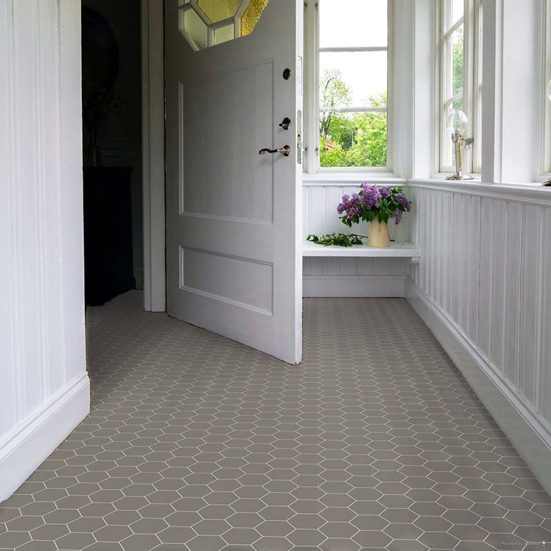 Fliser - Hexagon 10 x10 cm, Mørkegrå - Charcoal ANT image