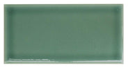 Flis Bristol - 7,5 x 15 cm akvagrønn, krakelert thumbnail image