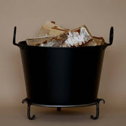 Log Holder - Black - with Stand thumbnail image