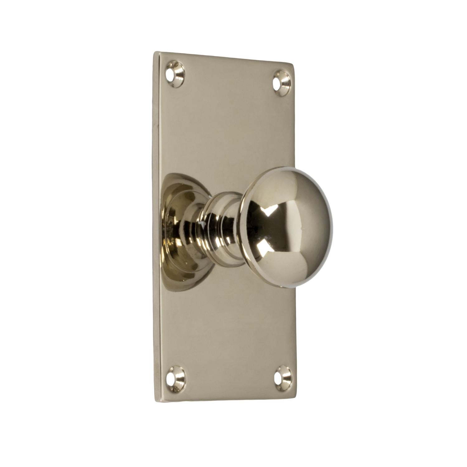 Knopp Sekelskifte med bottenplatta - Nickel 40 x 70 mm image