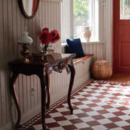 Granittkeramikk Klinker - Sjakkrutete 15 x 15 cm Rød/Hvit - Red ROU/Super White BAS thumbnail image