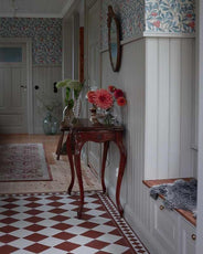 Granittkeramikk Klinker - Sjakkrutete 15 x 15 cm Rød/Hvit - Red ROU/Super White BAS thumbnail image