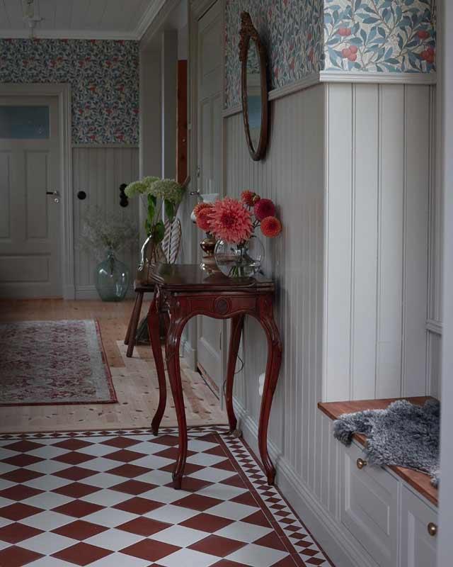 Granittkeramikk Klinker - Sjakkrutete 15 x 15 cm Rød/Hvit - Red ROU/Super White BAS image